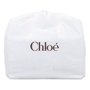Chloé - Jute-Leinwand Wickeltasche | Weiß