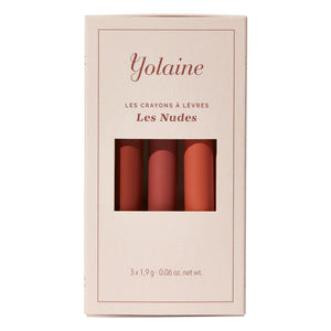 YOLAINE - Lippenkonturenstifte - Nude-Töne - 3er-Set