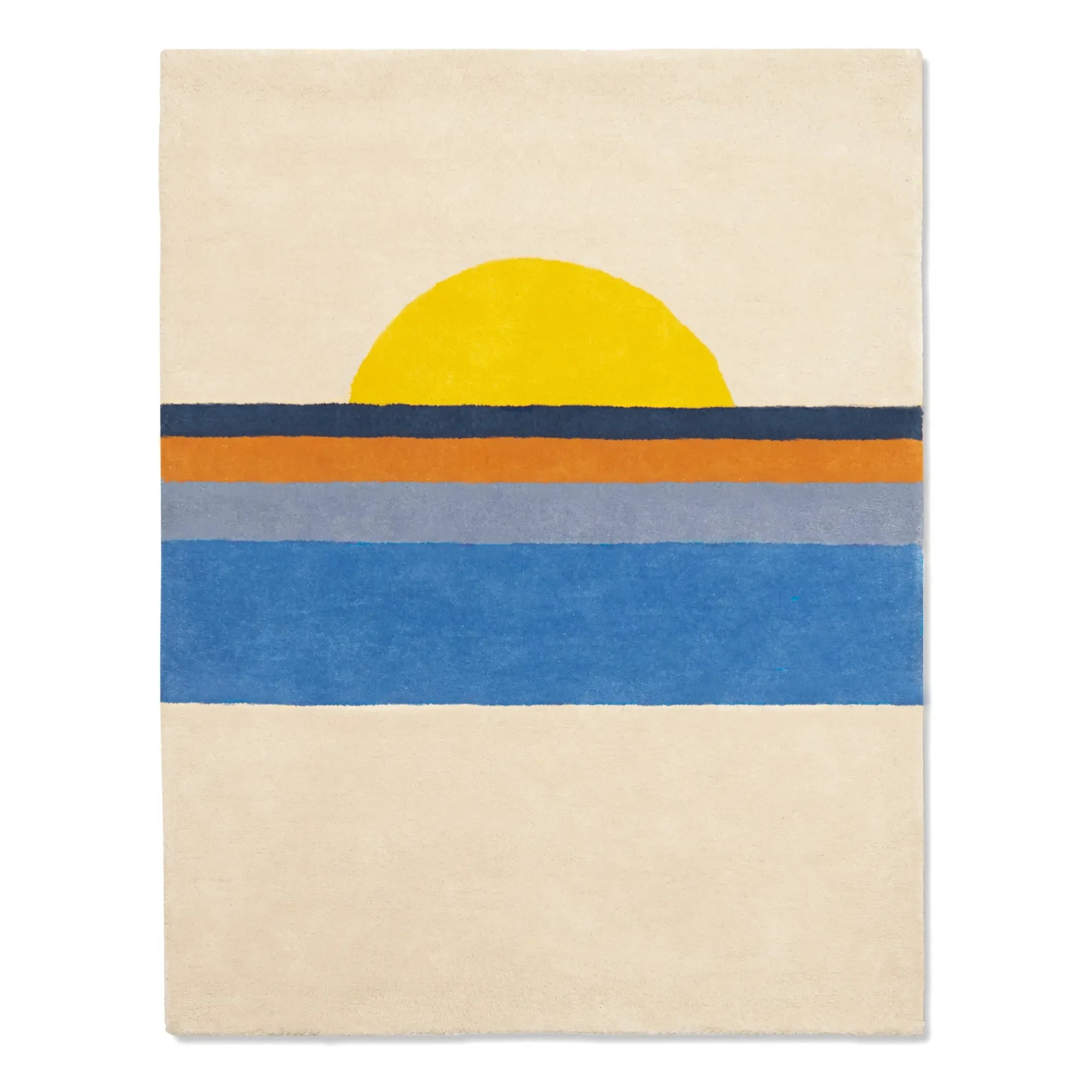 Bleuu-studio - Sunset Teppich | Blau