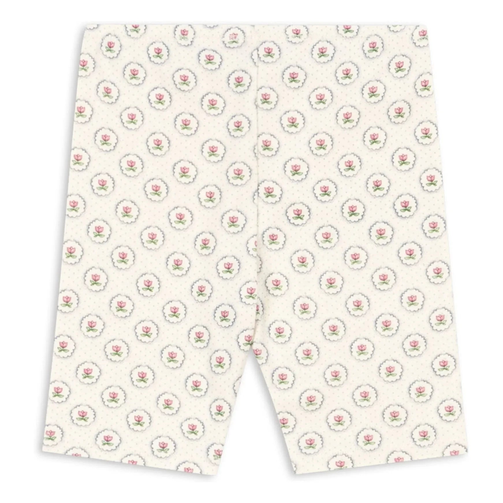 Konges Sløjd - Organische Baumwolle Geometrische Radlerhose | Ecru