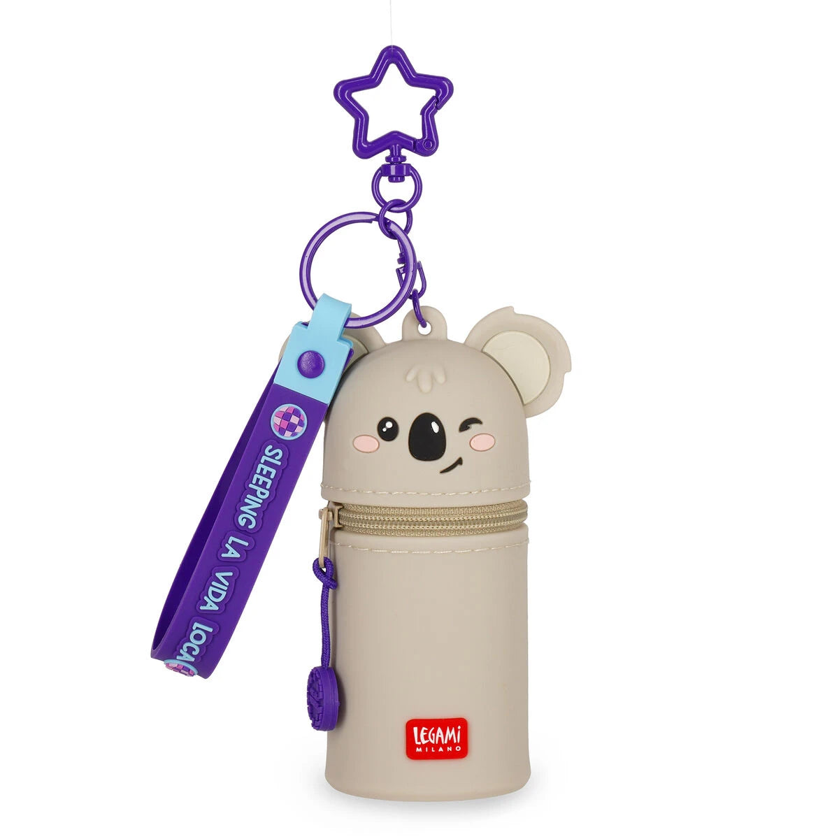 Legami - Koala-Münzbörse mit Schlüsselring - Mini Kawaii