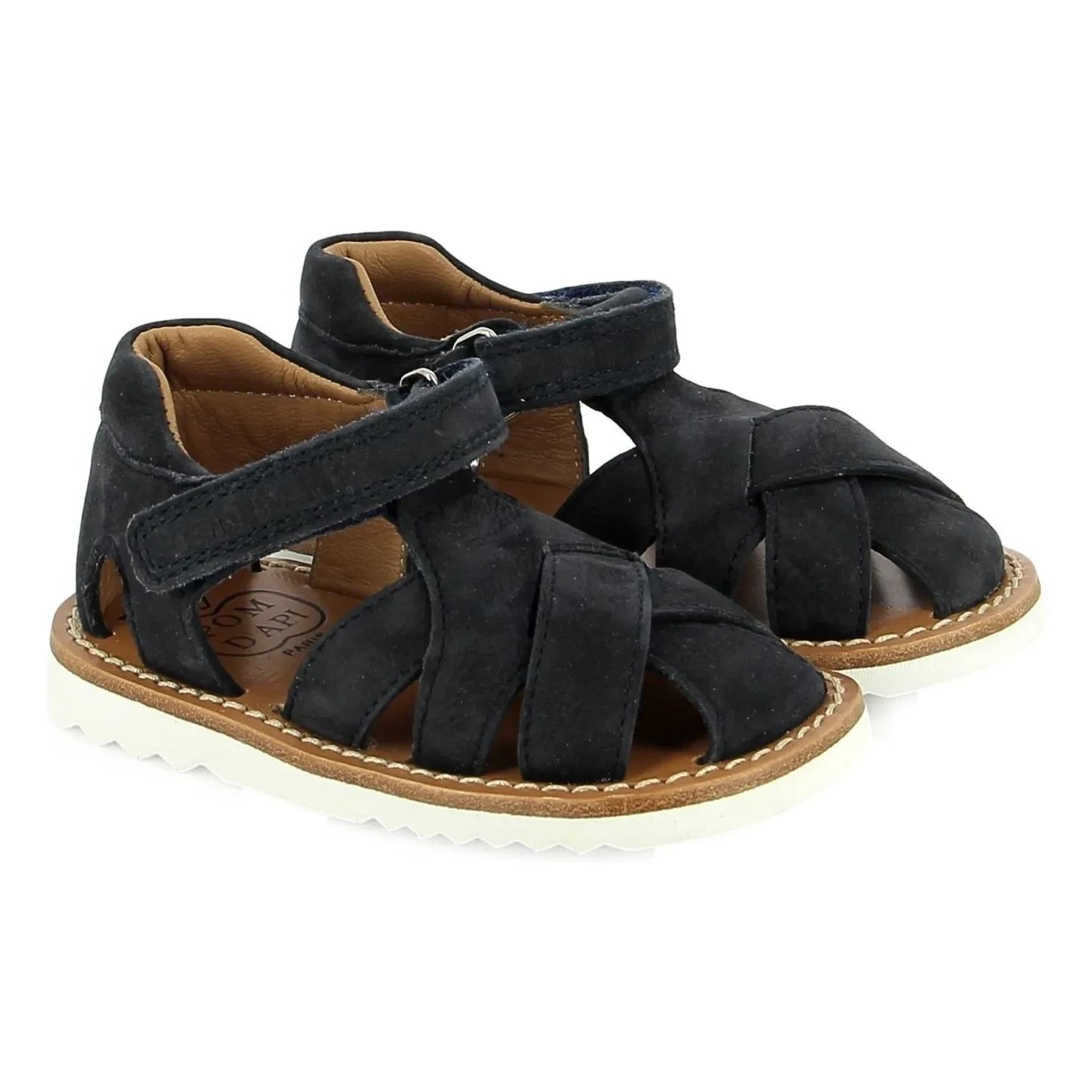 Pom d'Api - Waff Cross Nubuck Sandalen | Marine