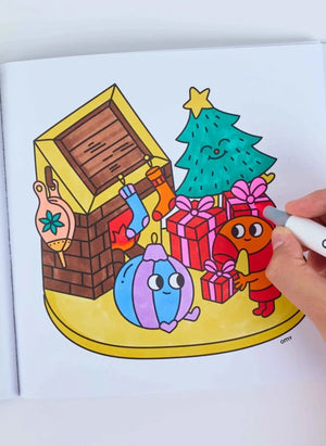 Omy - Weihnachtsmalbuch