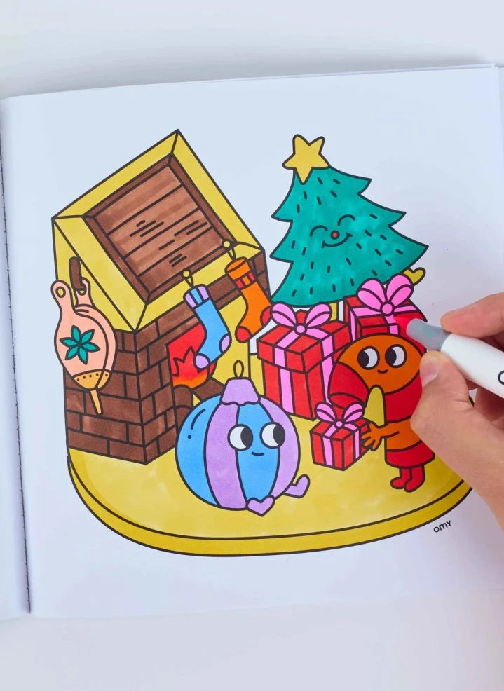 Omy - Weihnachtsmalbuch