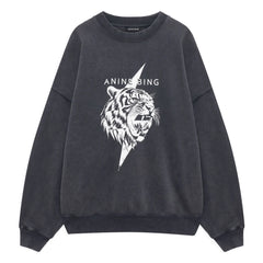 Anine Bing - Miles-Sweatshirt | Schwarz