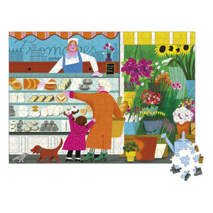 Janod - Puzzle Auf dem Markt - 500 Teile