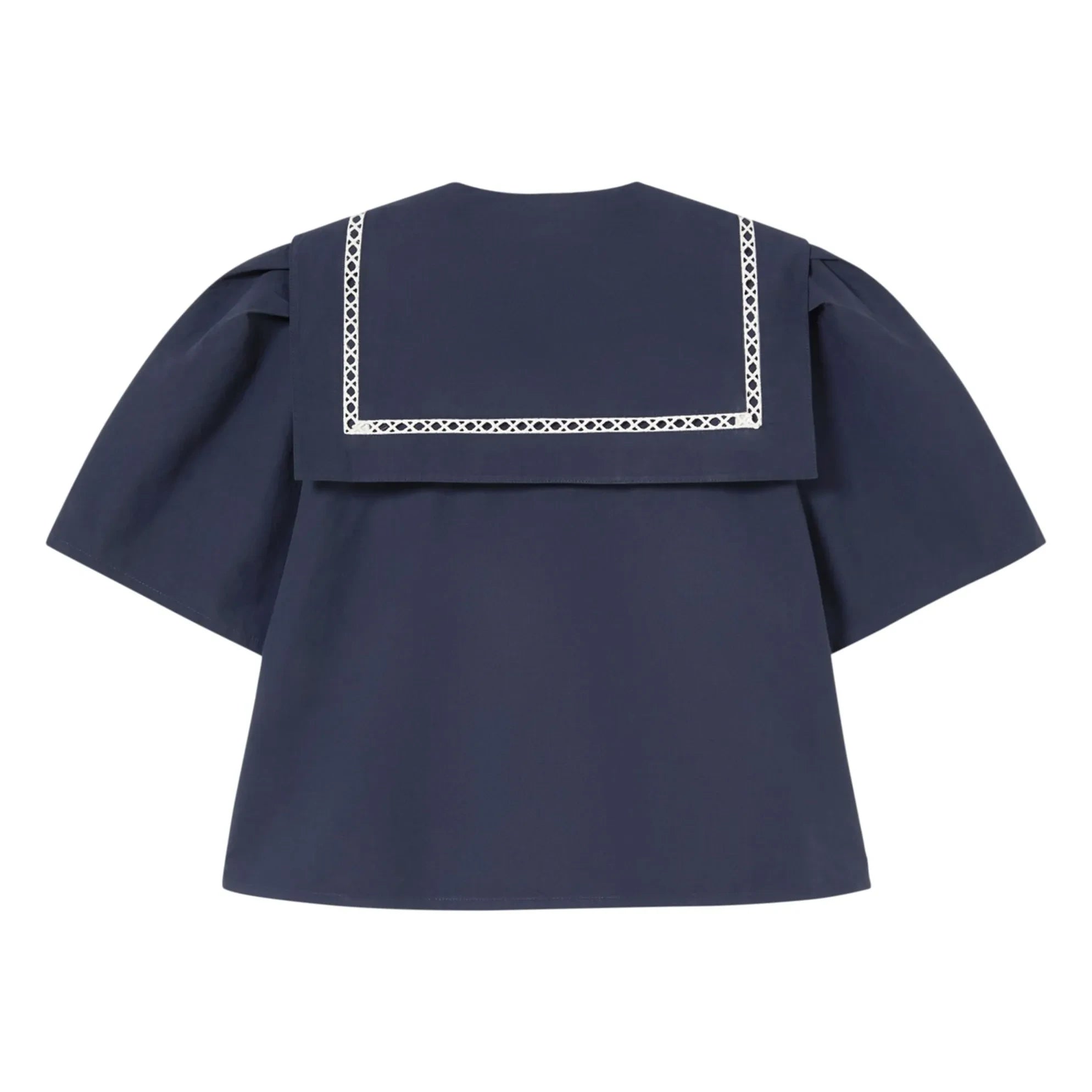 The Tiny Big Sister - Sailor Baumwollbluse | Marineblau