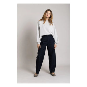 Smallable Woman - Bria Bio-Baumwoll-Sweatshirt | Perlgrau
