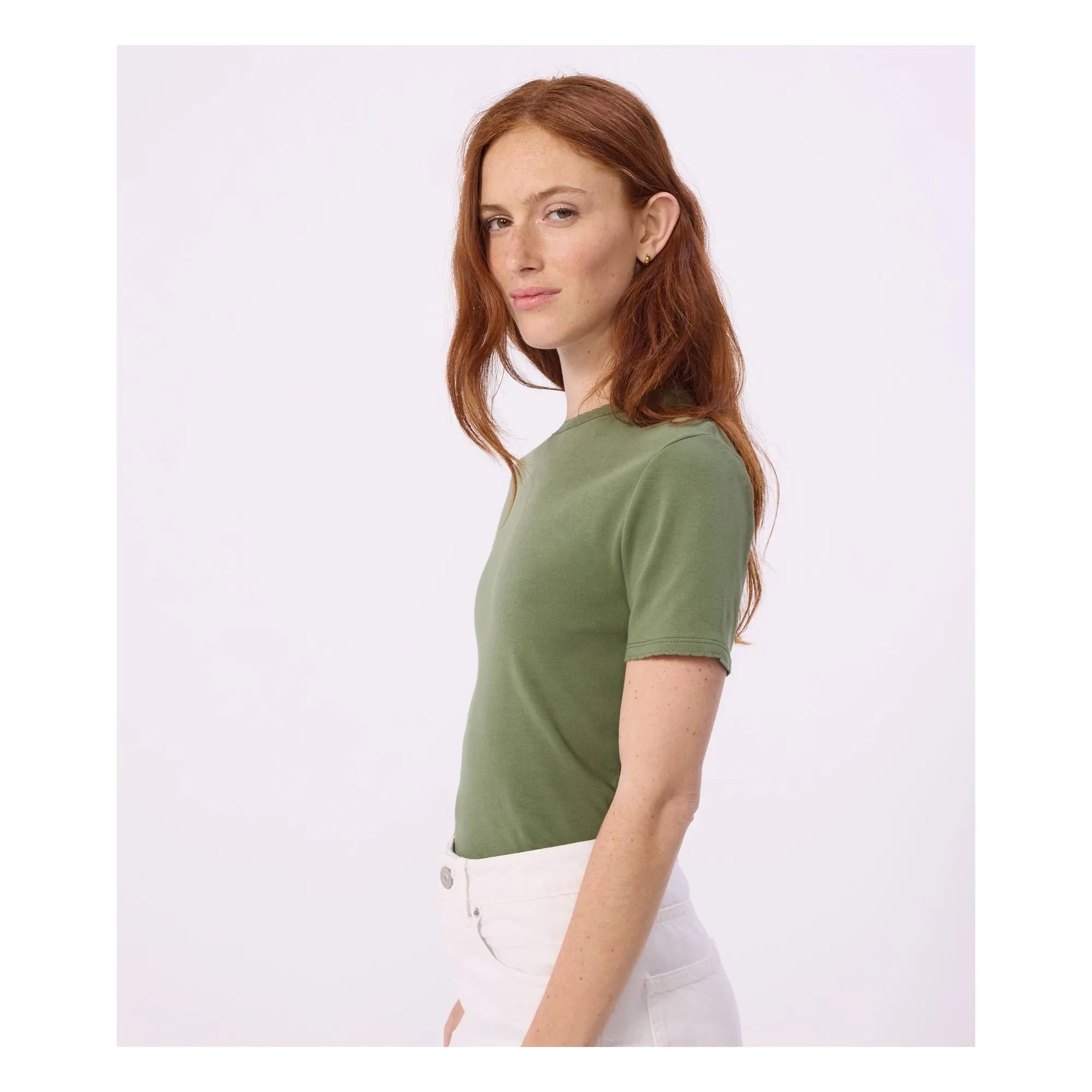 Petit Bateau - Kultiges T-Shirt aus Bio-Baumwolle | Khaki