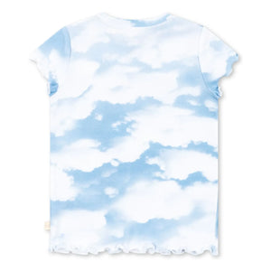 Konges Sløjd - Elli Cloudy Bio-Baumwoll-T-Shirt | Hellblau