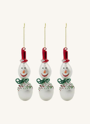 House Doctor - Weihnachtsdeko Schneemänner - 3er Set