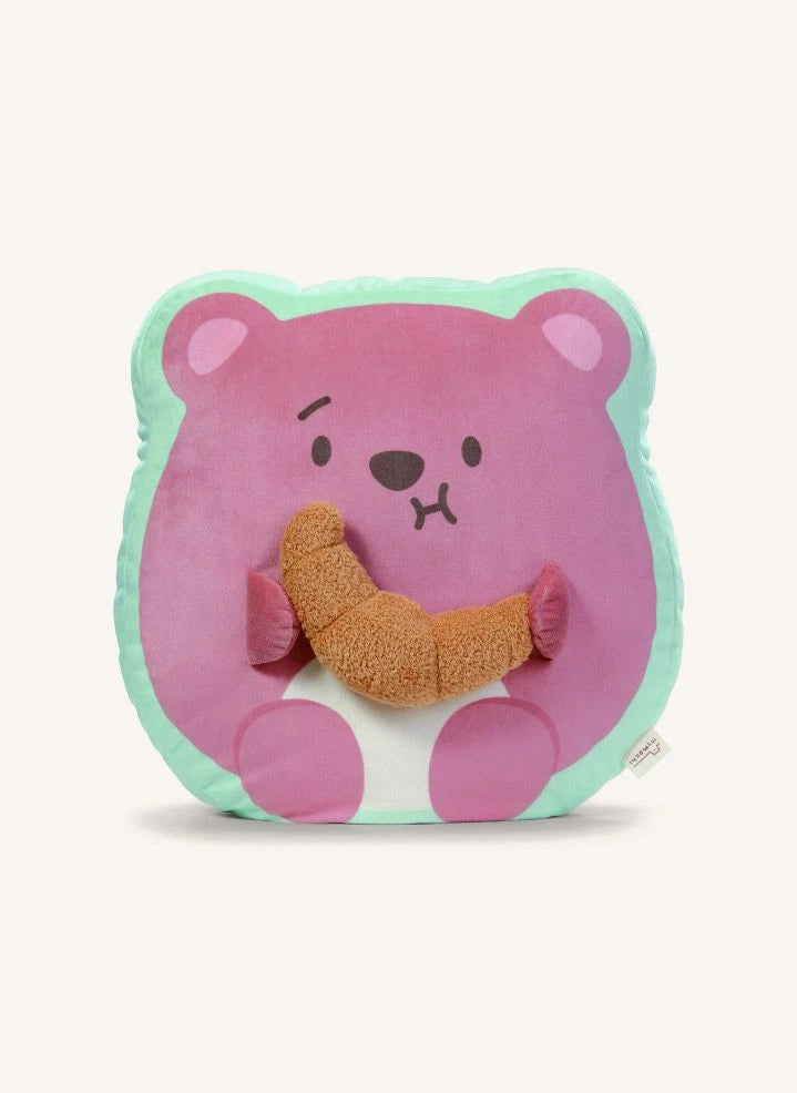 Nici - Nomo Kissen mit Croissant | Braun