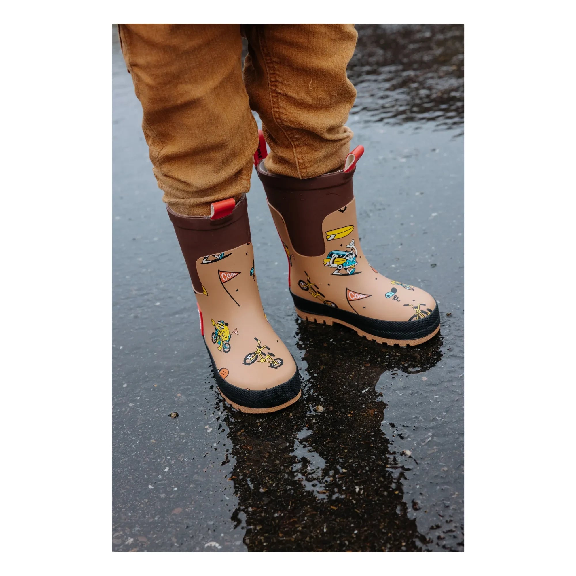 Hello Hossy - Mascots Ride Gummistiefel | Braun