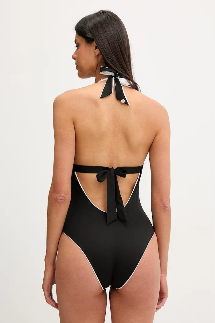 Max Mara Beachwear kadın çift taraflı tek parça mayo CHENZIA