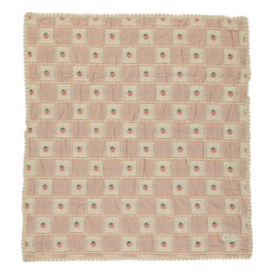 Bebe Organic – Erdbeer-Bio-Baumwolldecke | Peach