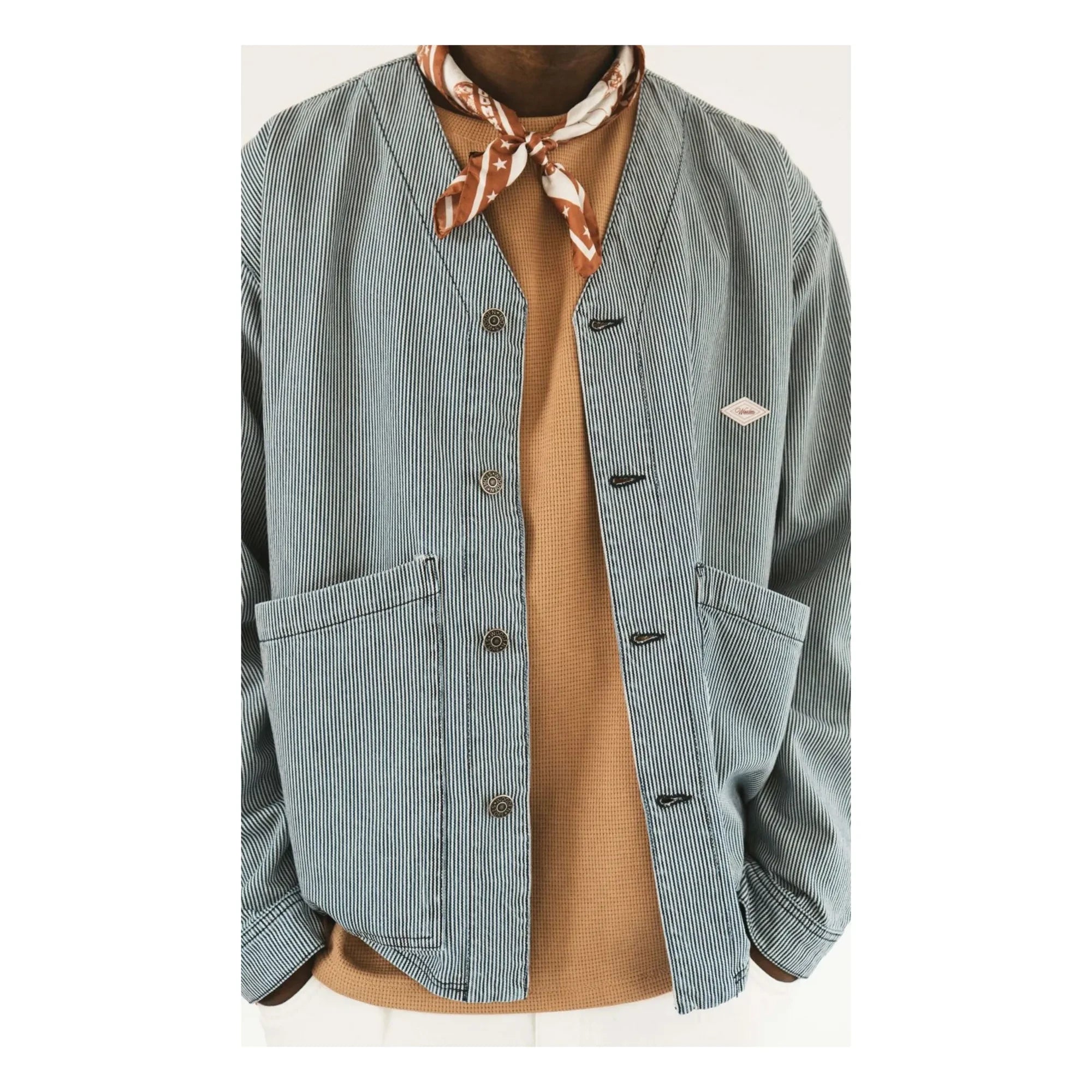 Wooden Store - Cardigan Giacca Loco | Grau-Blau