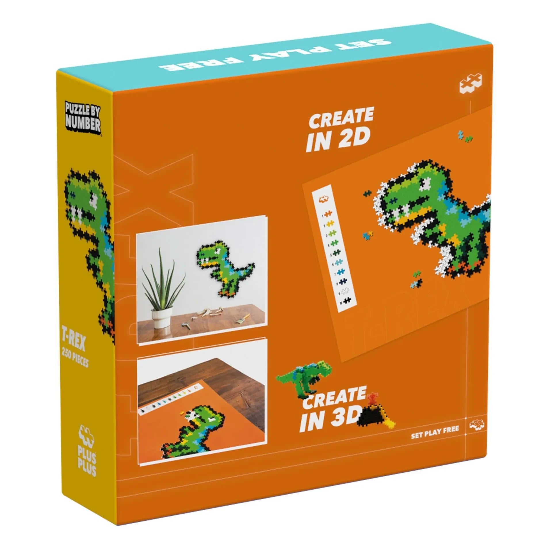 Plus-Plus - T-Rex Puzzle - 250 Teile