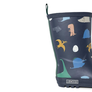 Liewood - Mason Dinosaurier Gummistiefel | Marineblau