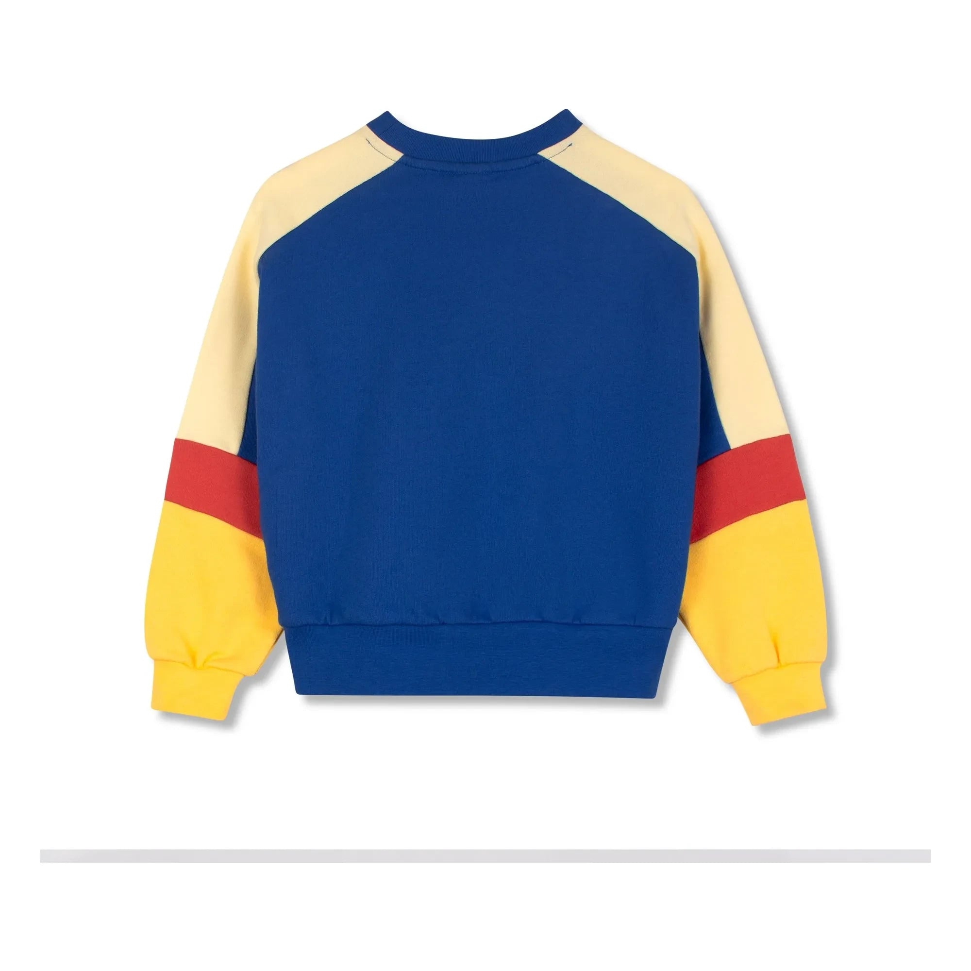 Wynken - Sweatshirt aus Bio-Baumwolle mit Farbblockdesign | Dunkelblau