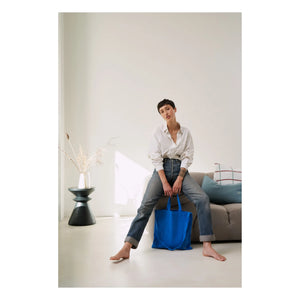 La cerise sur le gâteau - Iona Pamuk Canvas City Bag | Blau