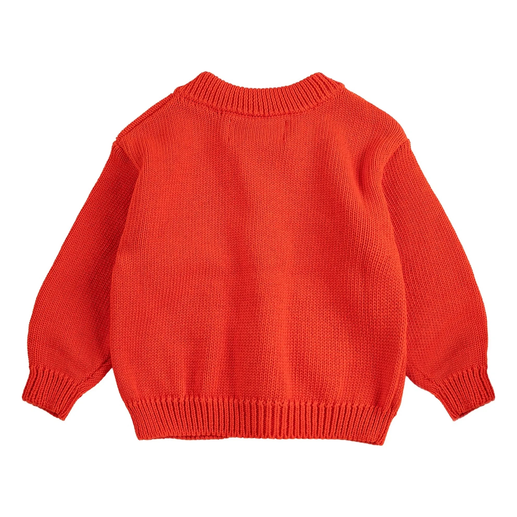 Bobo Choses - Bio-Baumwoll-Strickjacke Marguerites Baby | Rot