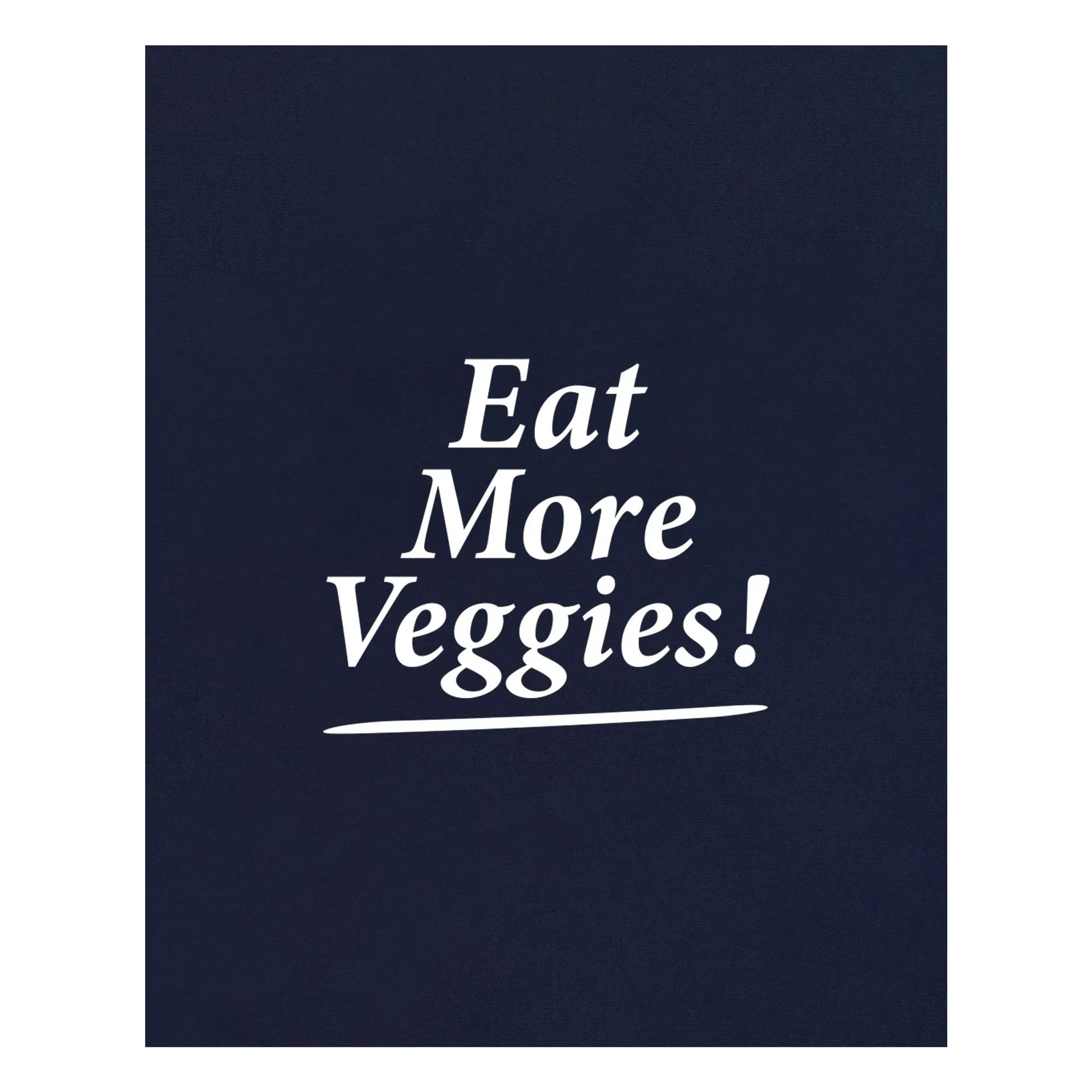 Sporty & Rich - Sweat Eat More Veggies | Marineblau