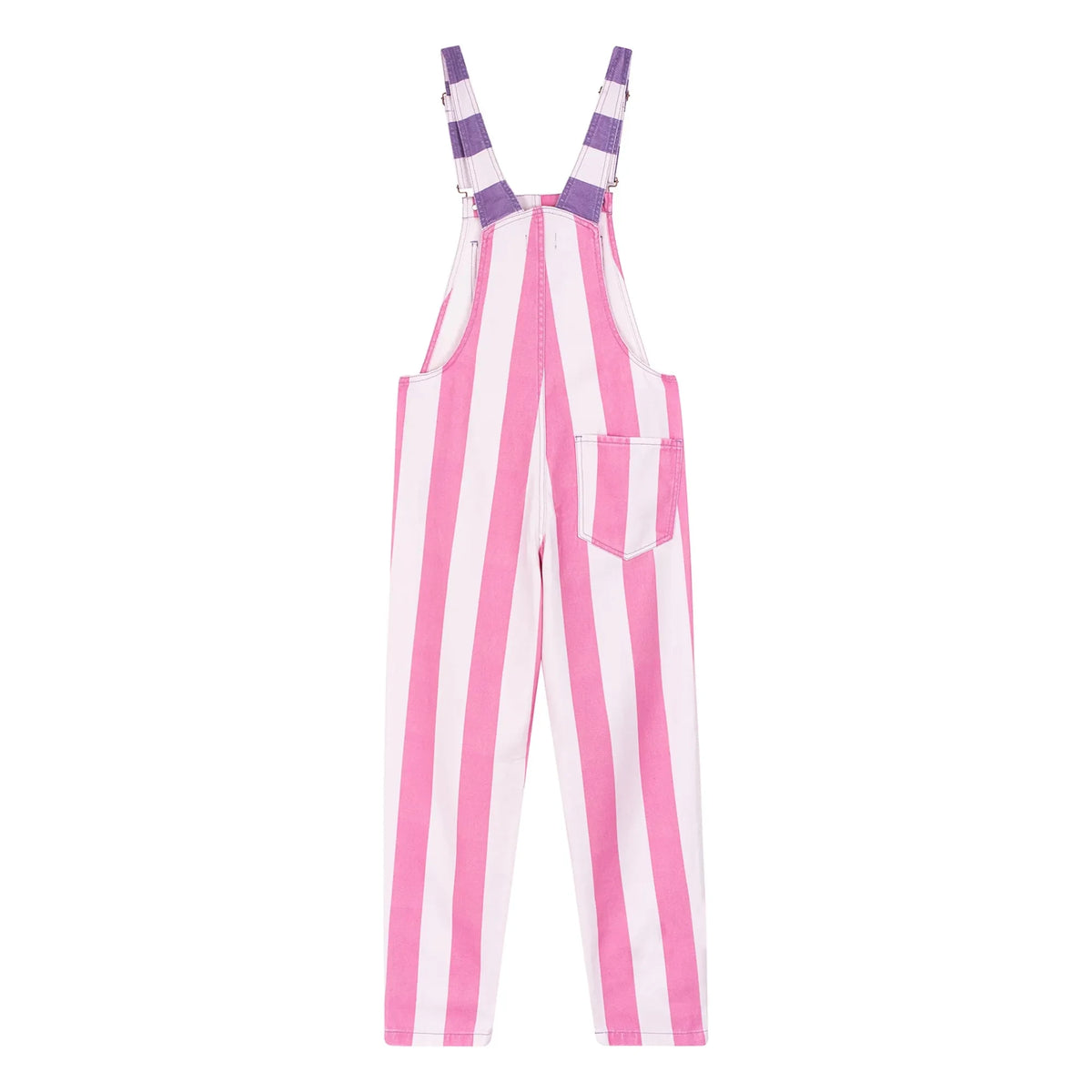 Favorite People - Amore Gestreifter Overall - Damenkollektion | Rosa