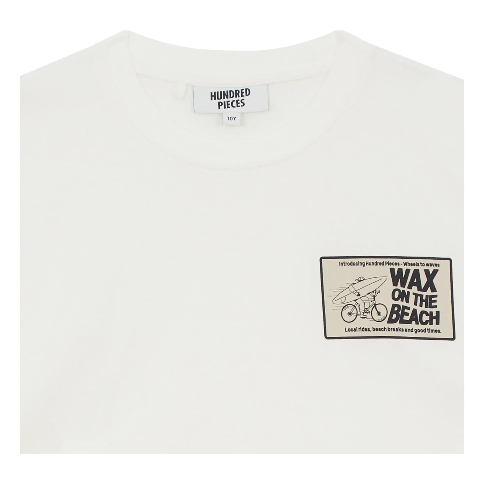 Hundred Pieces - Finn Bio-Baumwoll-T-Shirt | Weiß