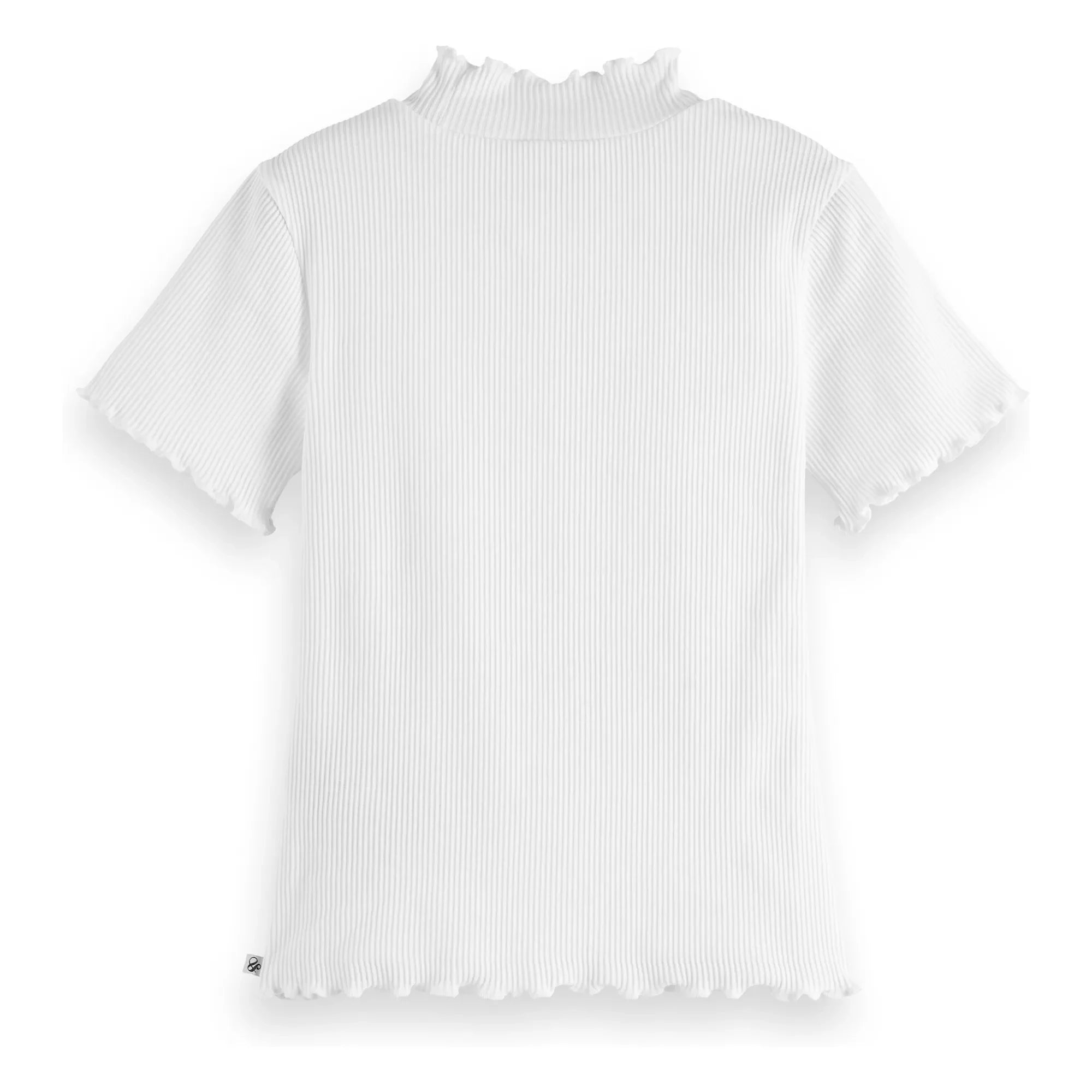 Scotch & Soda – Geripptes T-Shirt aus Bio-Baumwolle | Weiß