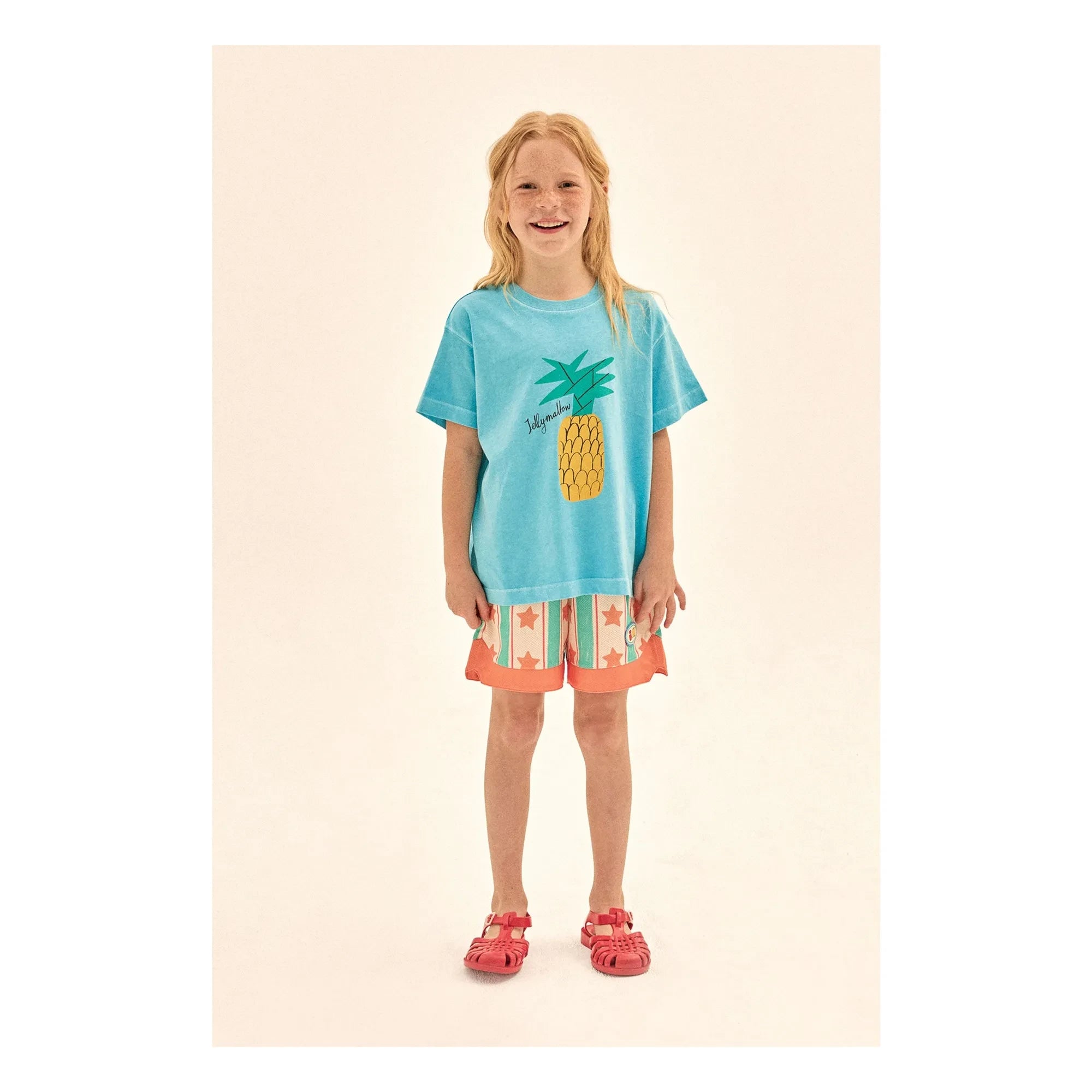 Jelly Mallow - Ananas T-Shirt | Blau