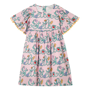 Stella McCartney Kids - Stella Kleid aus Bio-Baumwolle | Rosa