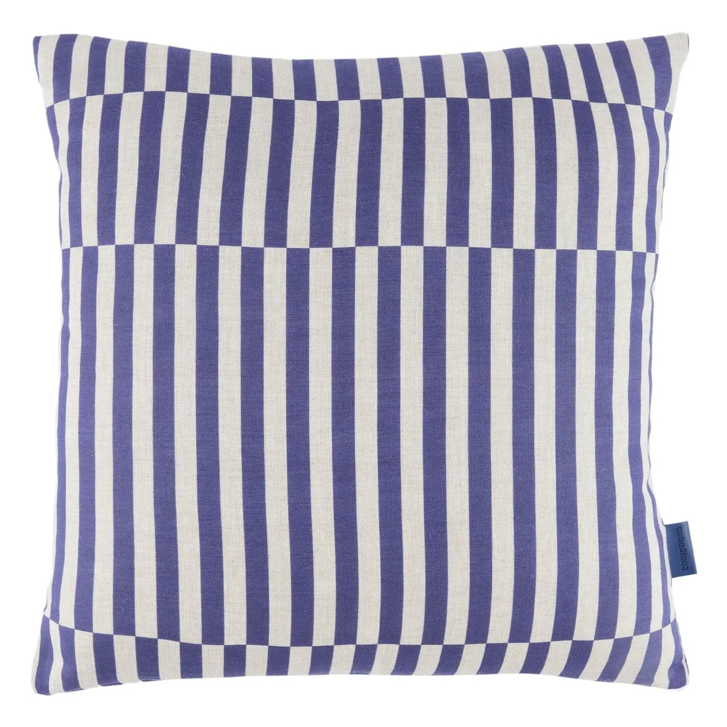 Nobodinoz - Stanley Lines Kissen | Blau