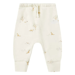 Quincy Mae - Bio-Baumwollhose mit Fuchsmotiv | Elfenbein
