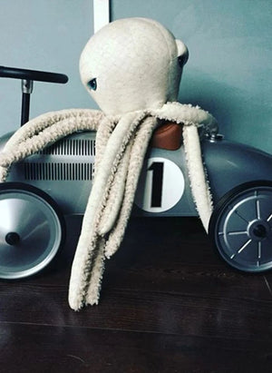 Bigstuffed - Albino Dev Octopus Plüschspielzeug 60 cm | Weiß