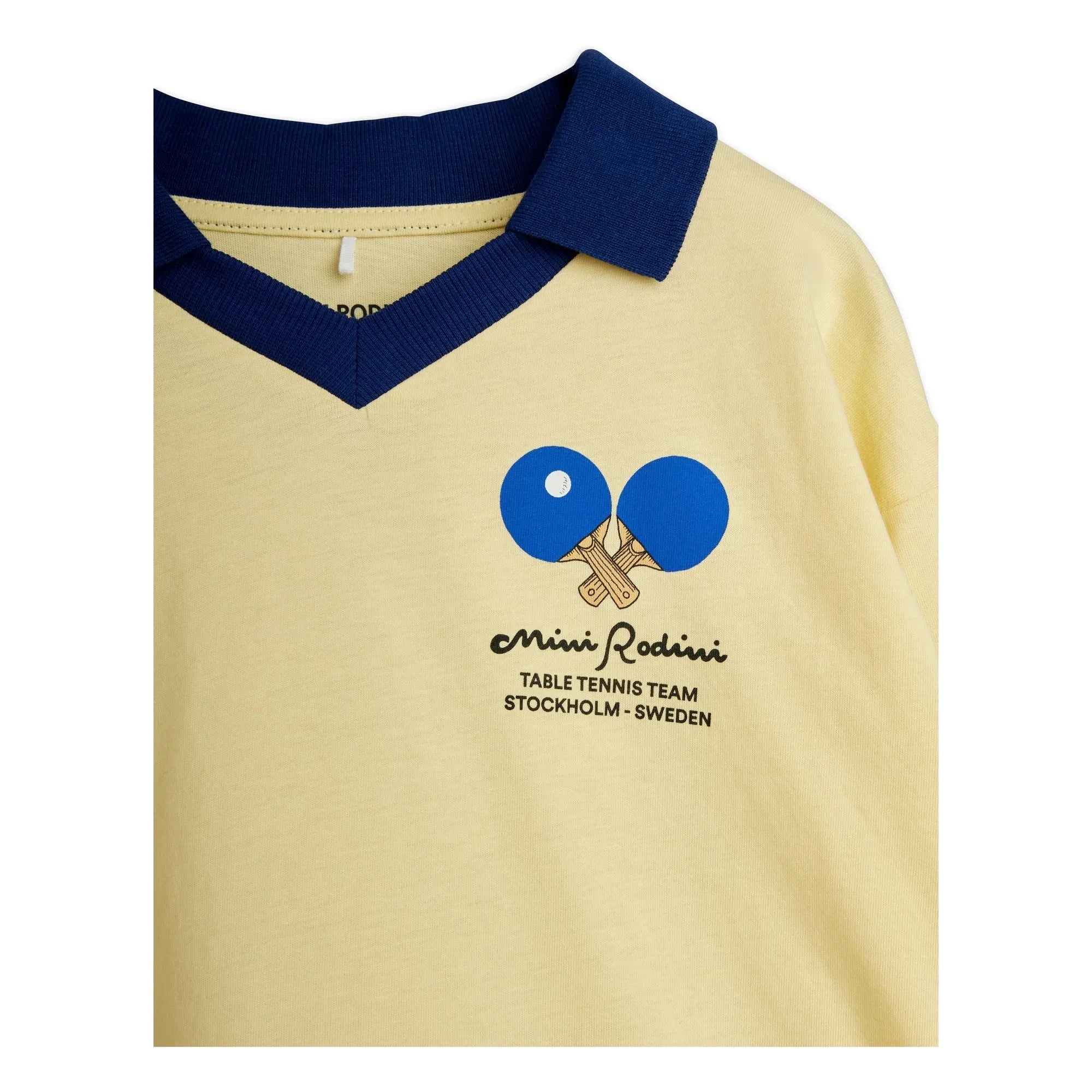 Mini Rodini - Polo Ping Pong Bio-Baumwolle | Gelb