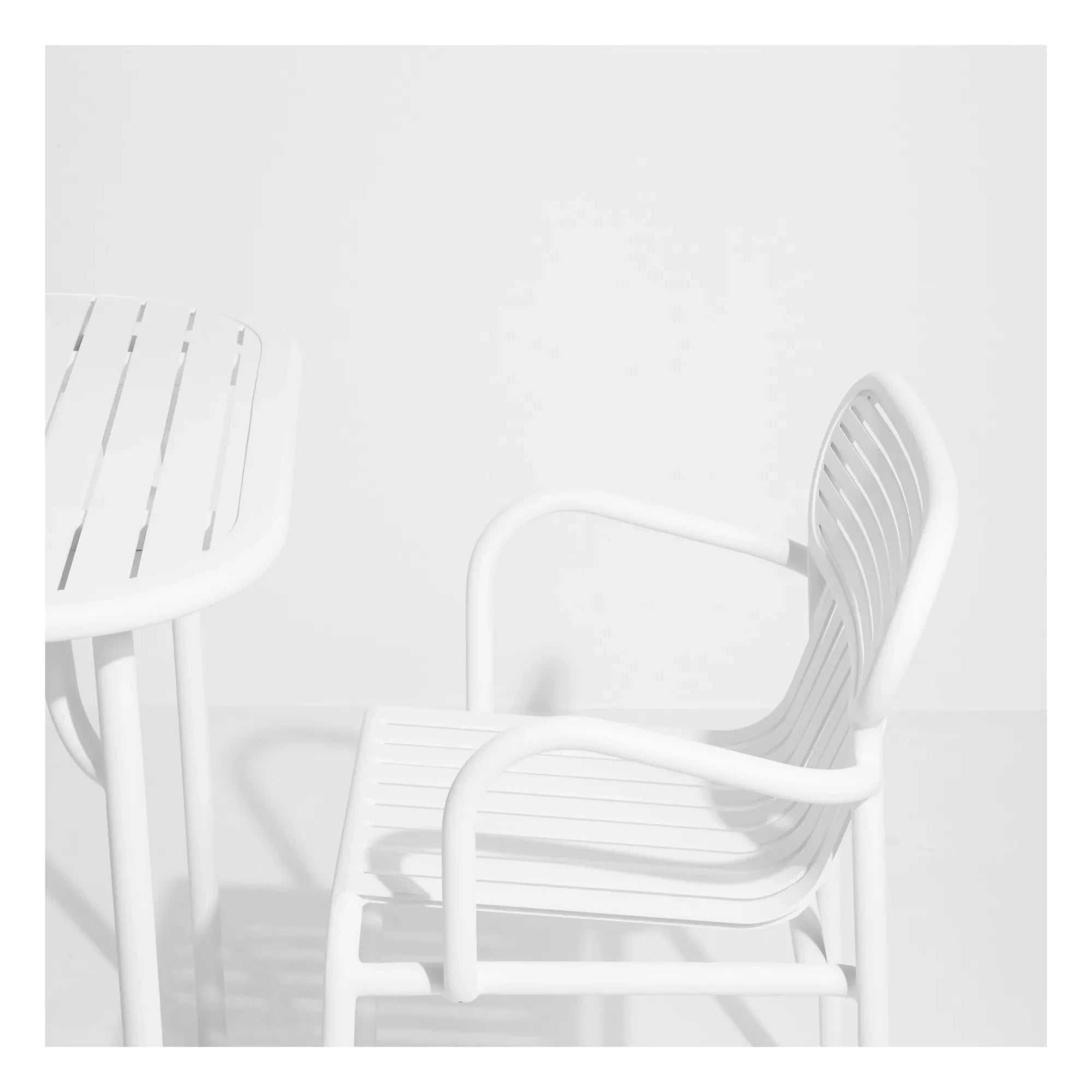 Petite friture - Weekend Sessel mit Armlehnen - 2er-Set | Weiß