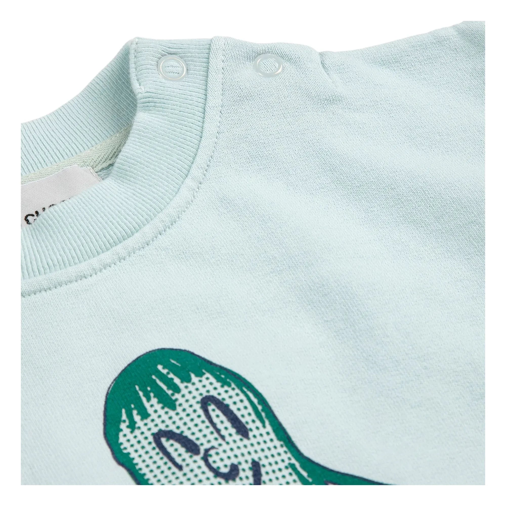 Bobo Choses – Mr. Pickles Bio-Baumwoll-Baby-Sweatshirt | Hellblau