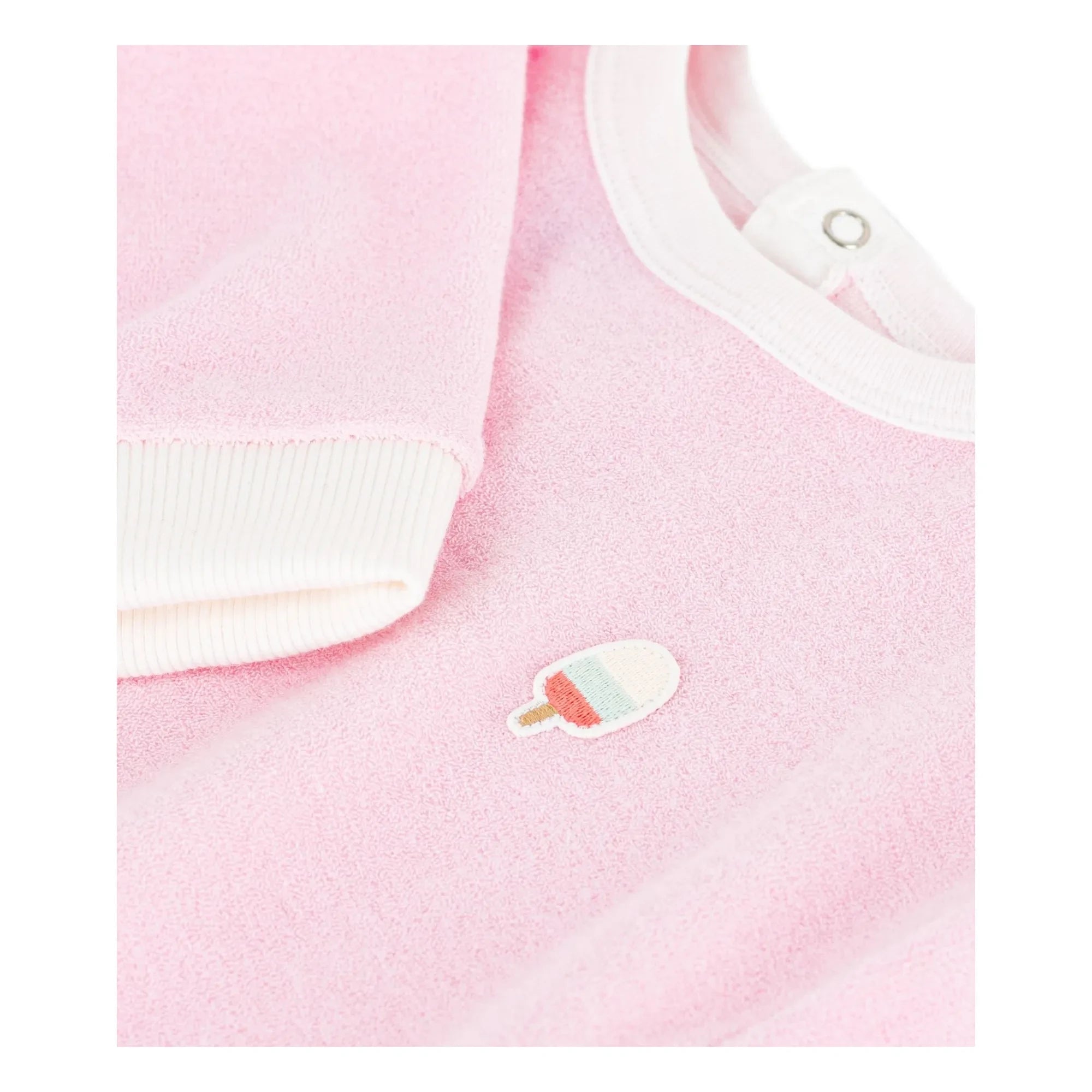 Petit Bateau - Pembe Buz Süngeri Sweat