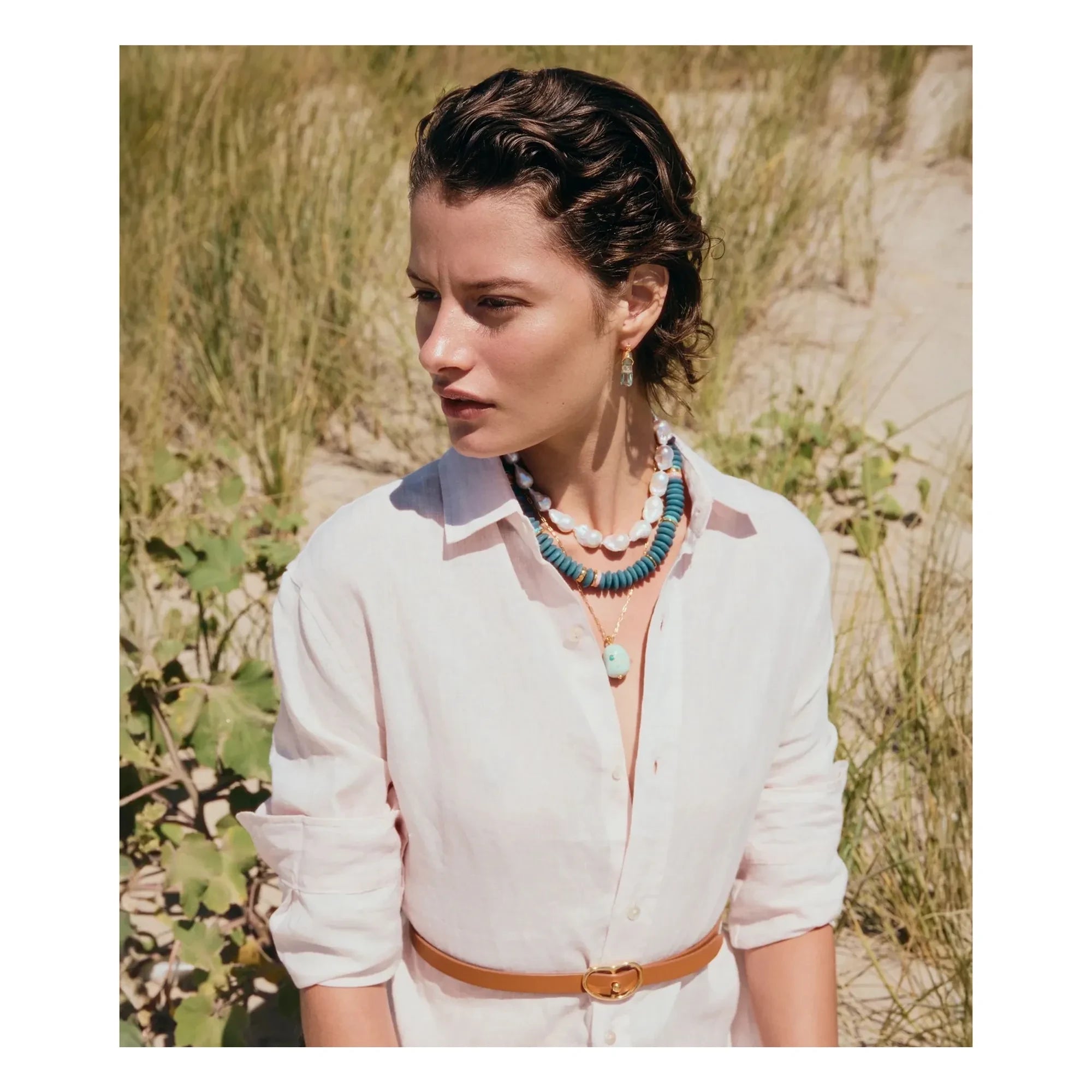 Lizzie Fortunato - Darya Halskette | Blau