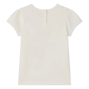 Bonpoint - Cira Kirschen Bio-Baumwoll-T-Shirt | Creme