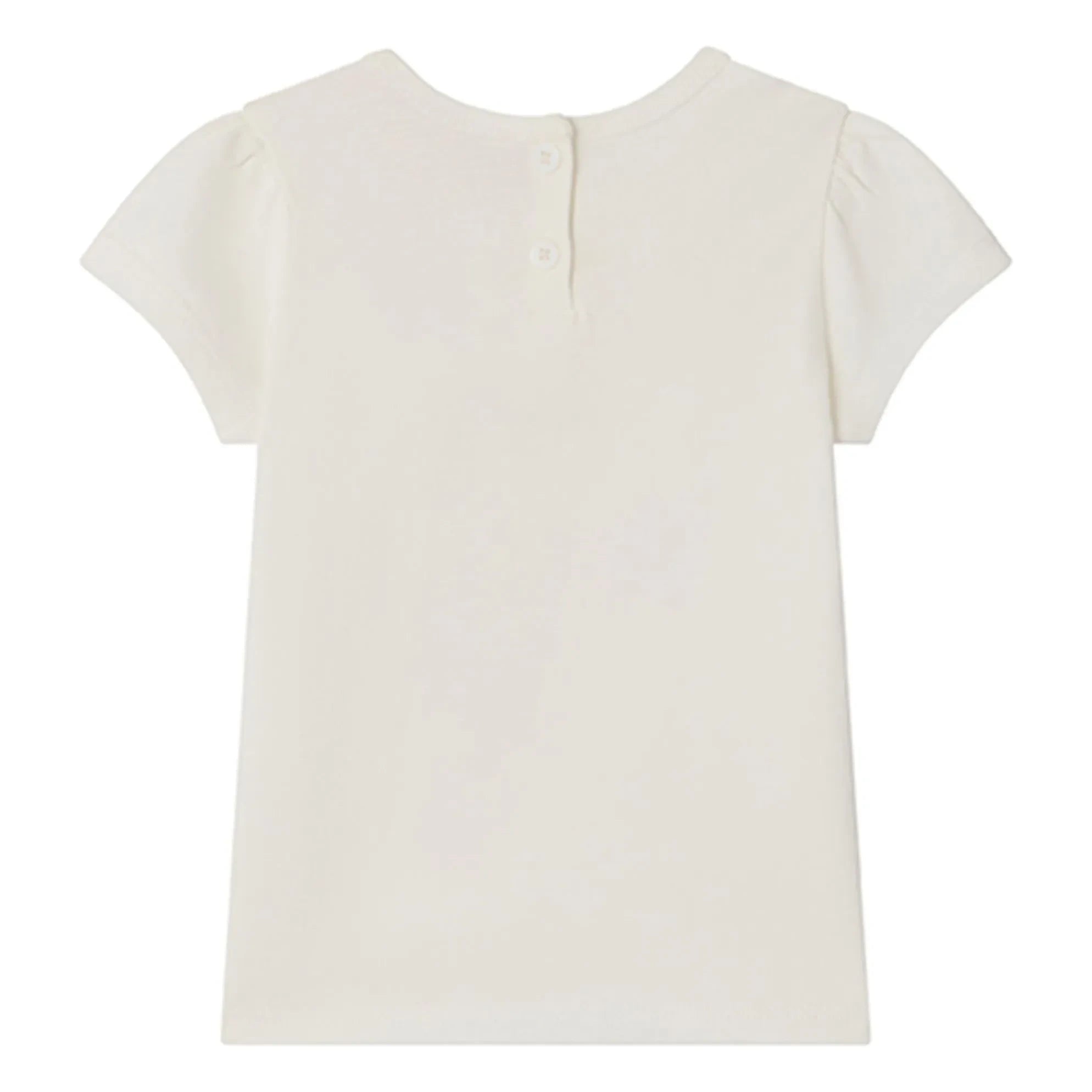 Bonpoint - Cira Kirschen Bio-Baumwoll-T-Shirt | Creme