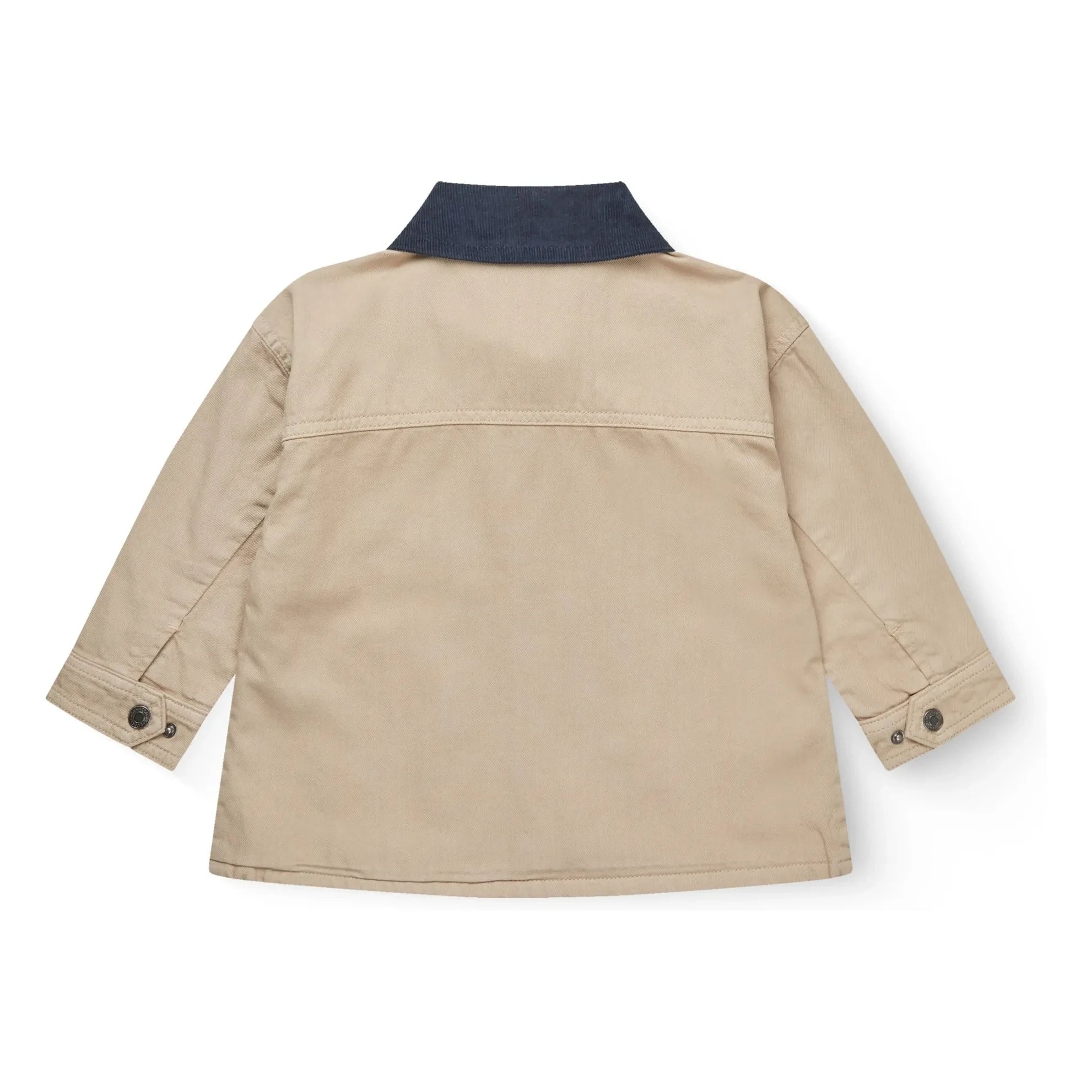 Copenhagen Colors – Jacke aus Bio-Baumwollsamt mit Kragen | Beige