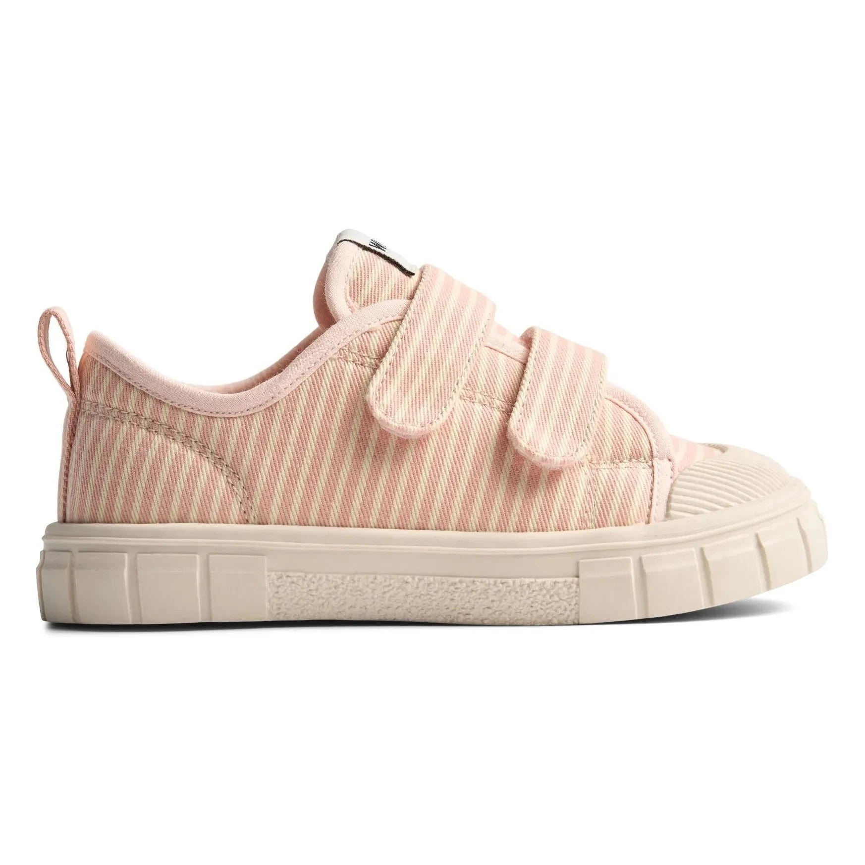 Wheat - Bobbie Striped Scratch Sneakers | Powder Pink