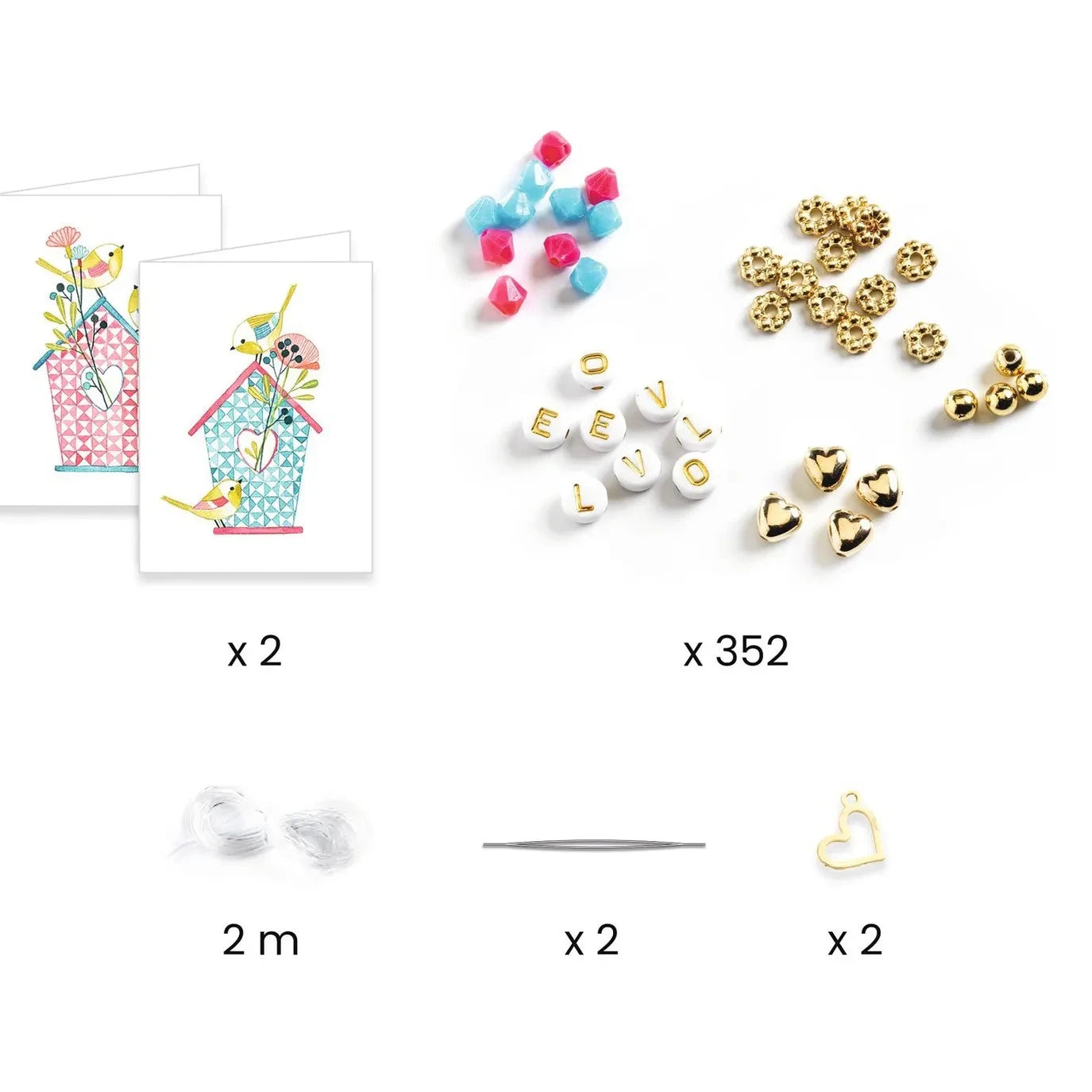 Djeco - DIY Kit - Aşk Bileklikleri