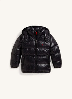 Ralph Lauren - Lake Logolu Kapüşonlu Ceket | Siyah