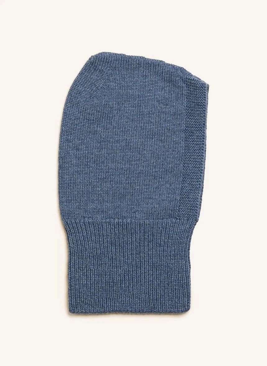 Hvid - Eddy Merinos Woll Balaclava | Denim