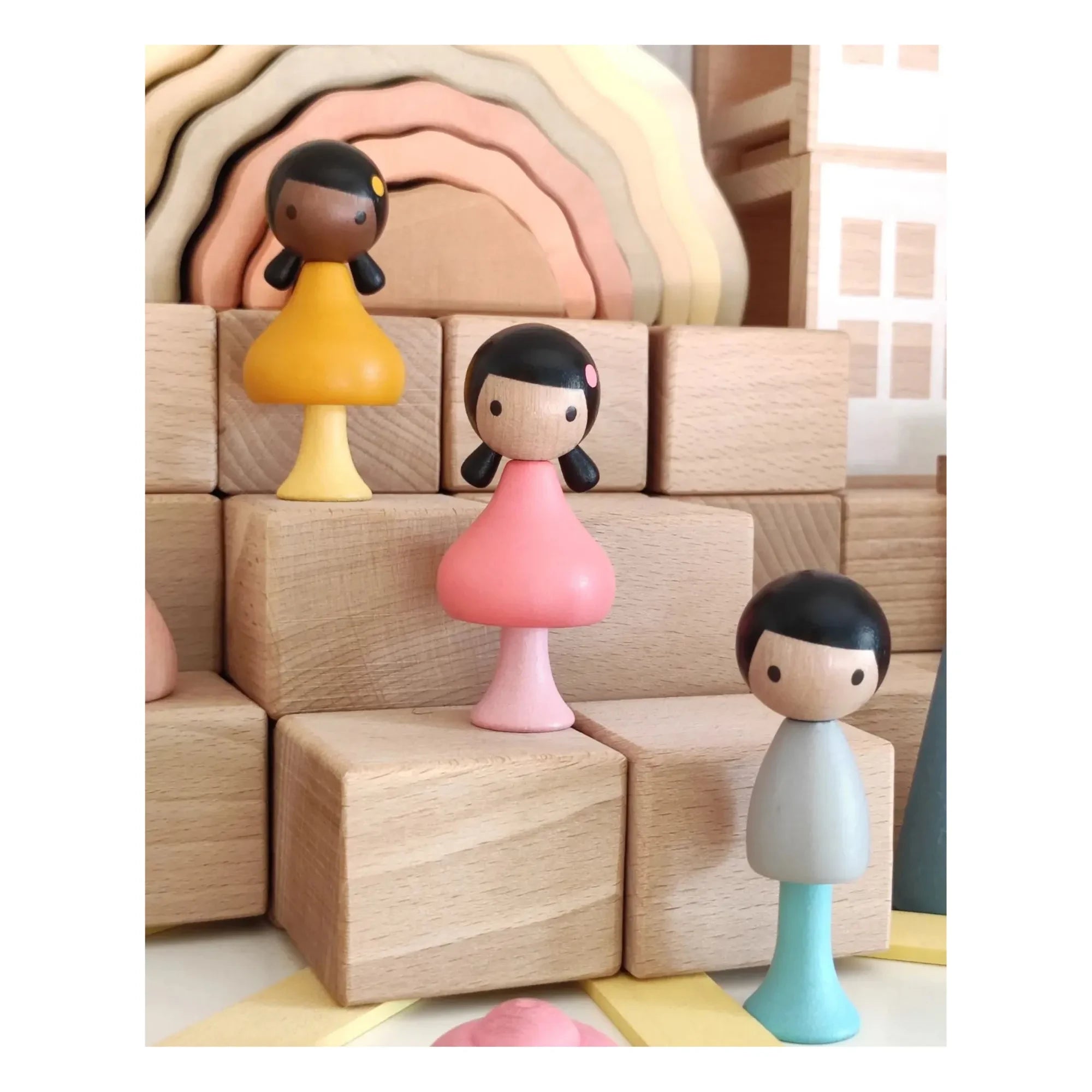 Clicques - Ruby & Coco ahşap figürler