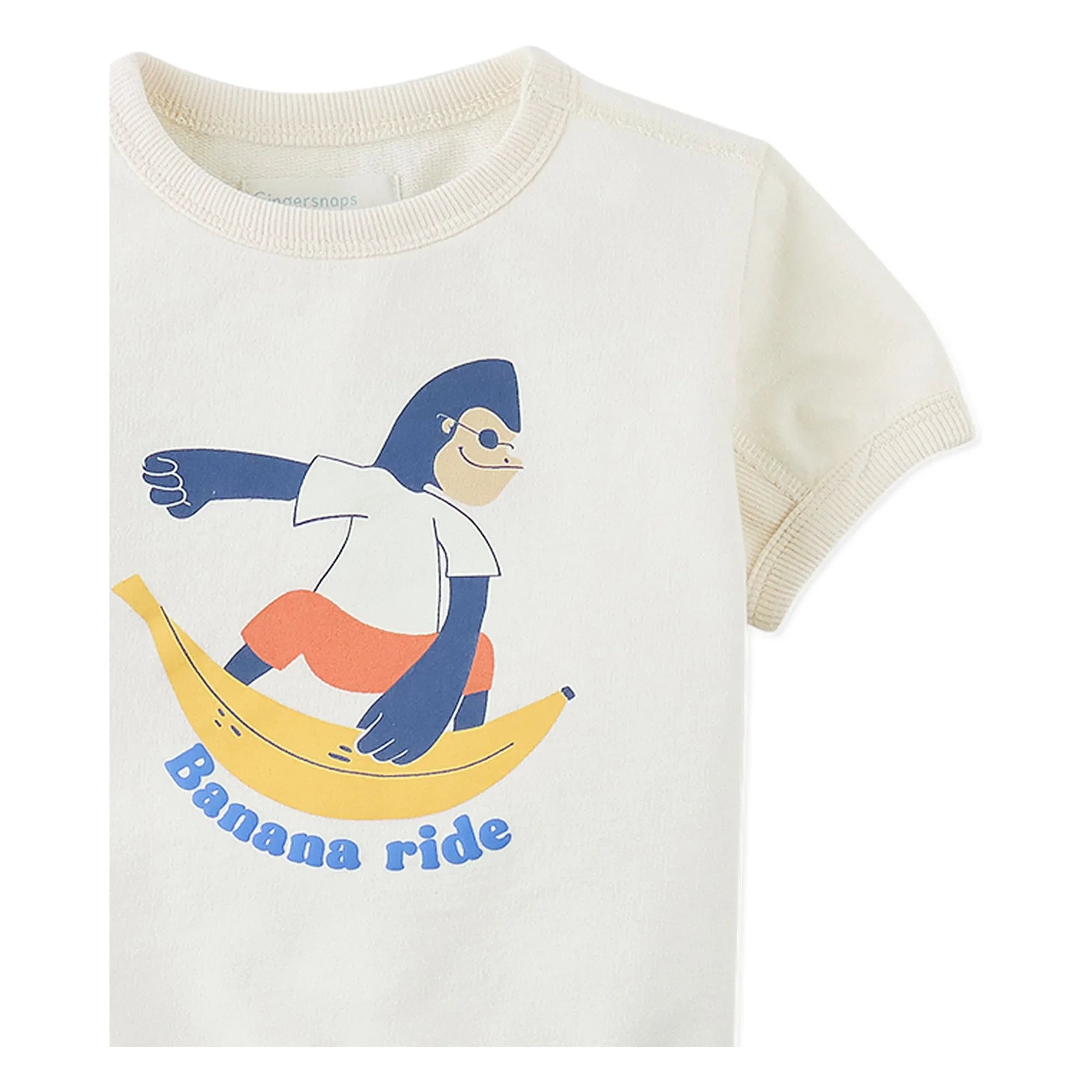 Gingersnaps - Chalice Banana Ride Baby T-Shirt | Weiß