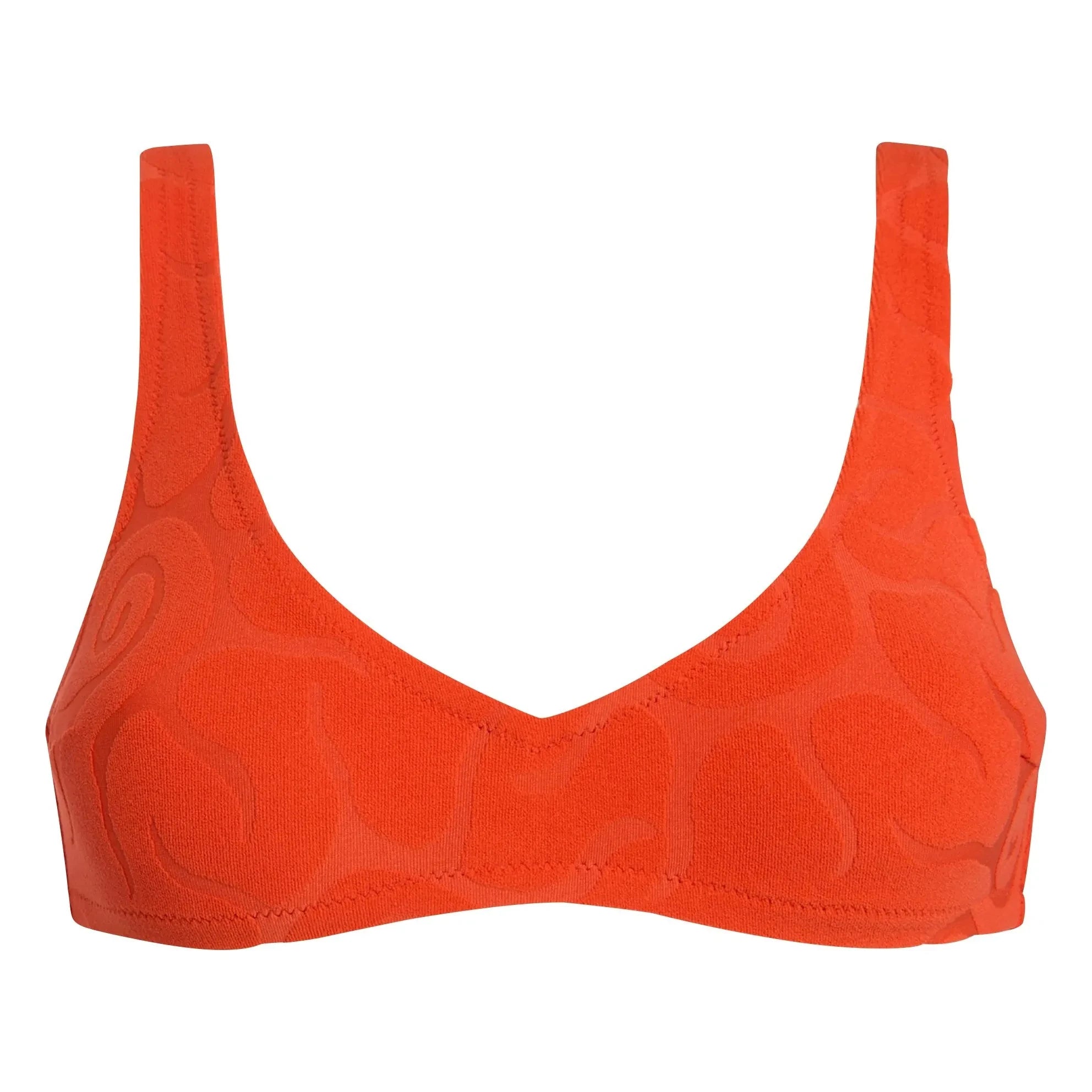 OAS - Sunero Roccia Strukturiertes Jersey-Top | Rot