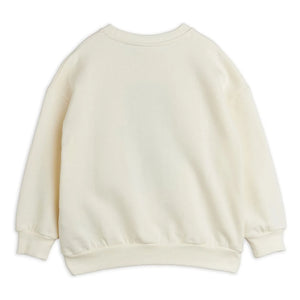 Mini Rodini - Alien Bio-Baumwoll-Sweatshirt | Ecru